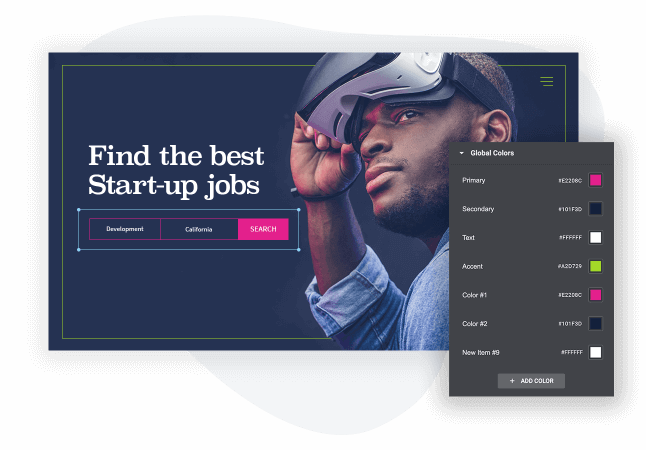 Global color palette